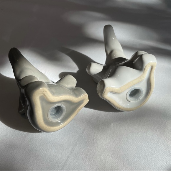 Vintage Hugging Elephant Salt and Pepper Shakers - Picture 3 of 4